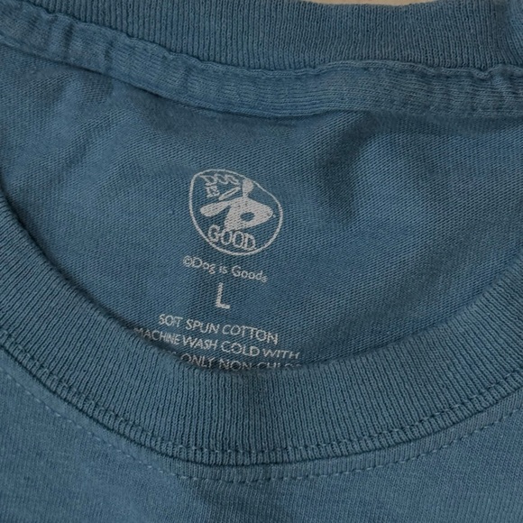 Dog is Good Never Drink Alone T Shirt w/ Black Lab Men’s Unisex Large GUC - Picture 5 of 7